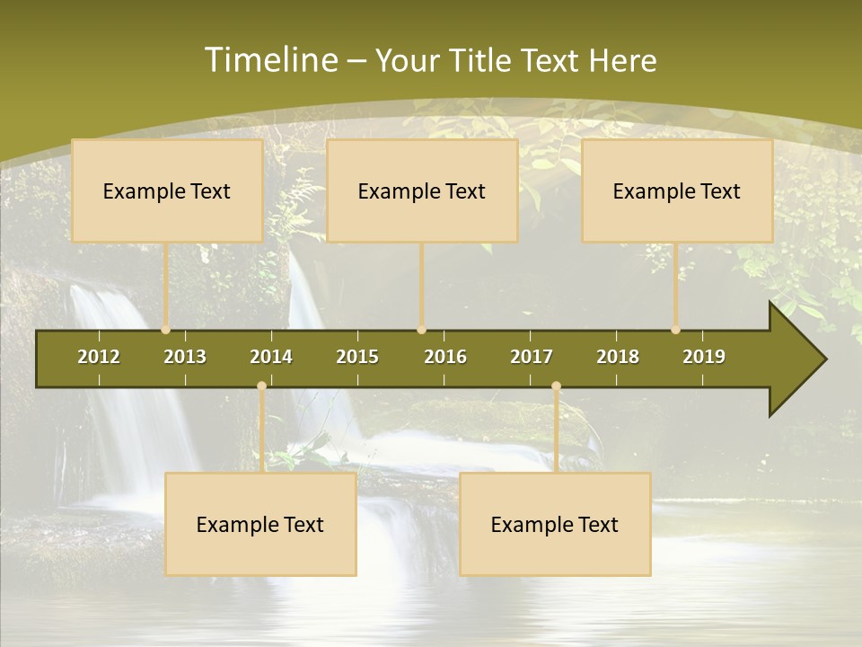 Drop Yellow Nature PowerPoint Template