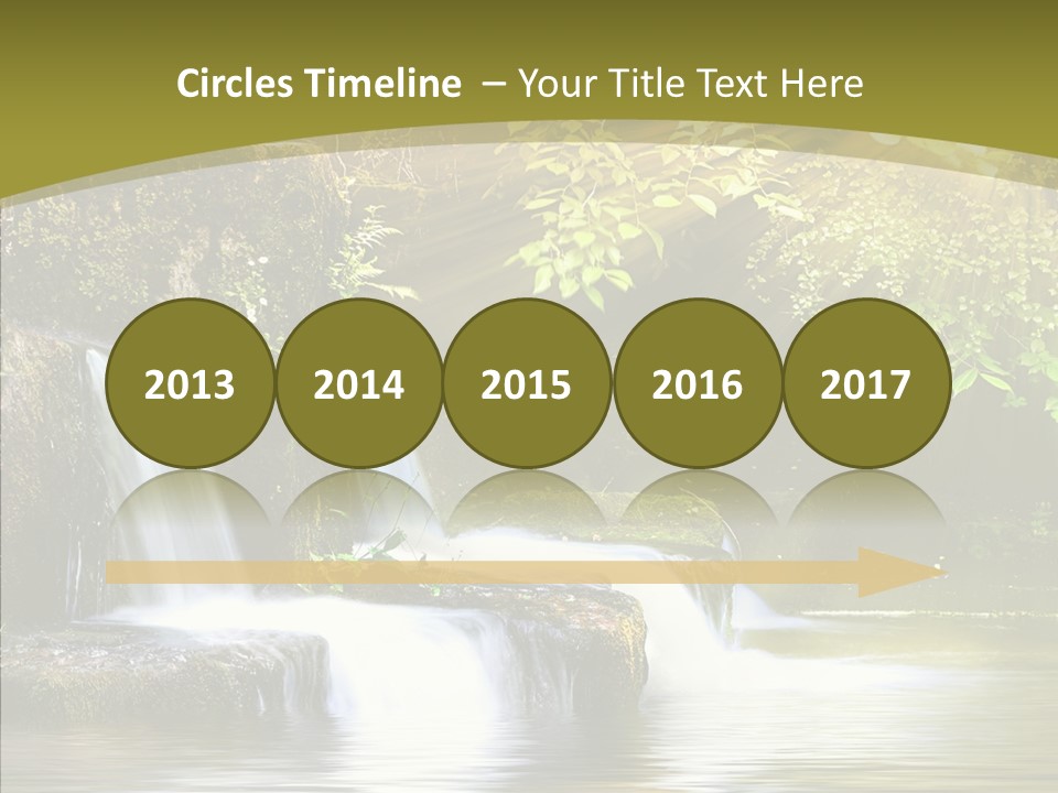 Drop Yellow Nature PowerPoint Template