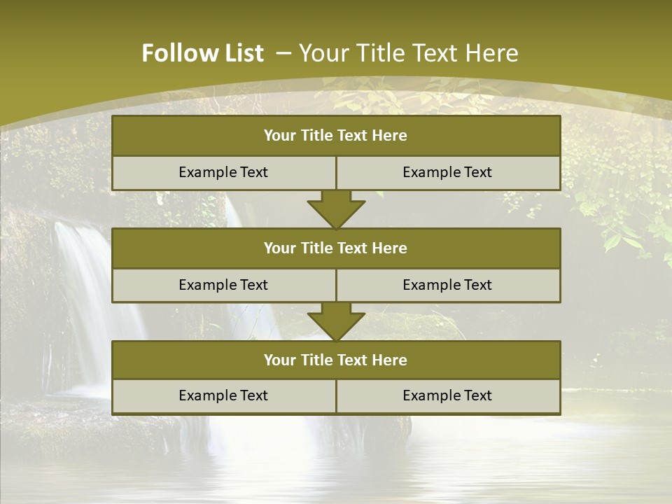 Drop Yellow Nature PowerPoint Template
