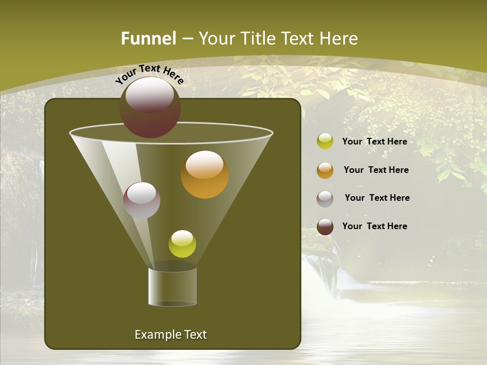Drop Yellow Nature PowerPoint Template