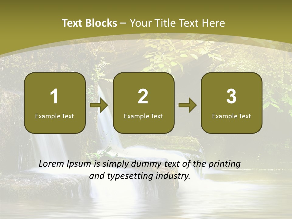 Drop Yellow Nature PowerPoint Template