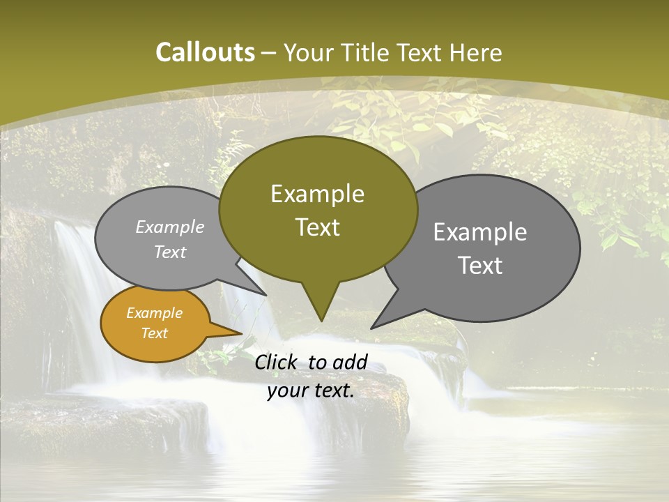 Drop Yellow Nature PowerPoint Template