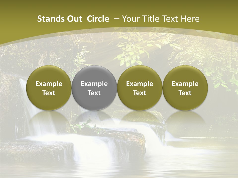 Drop Yellow Nature PowerPoint Template