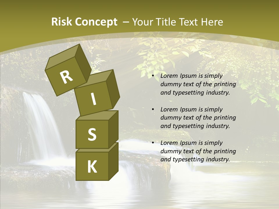 Drop Yellow Nature PowerPoint Template