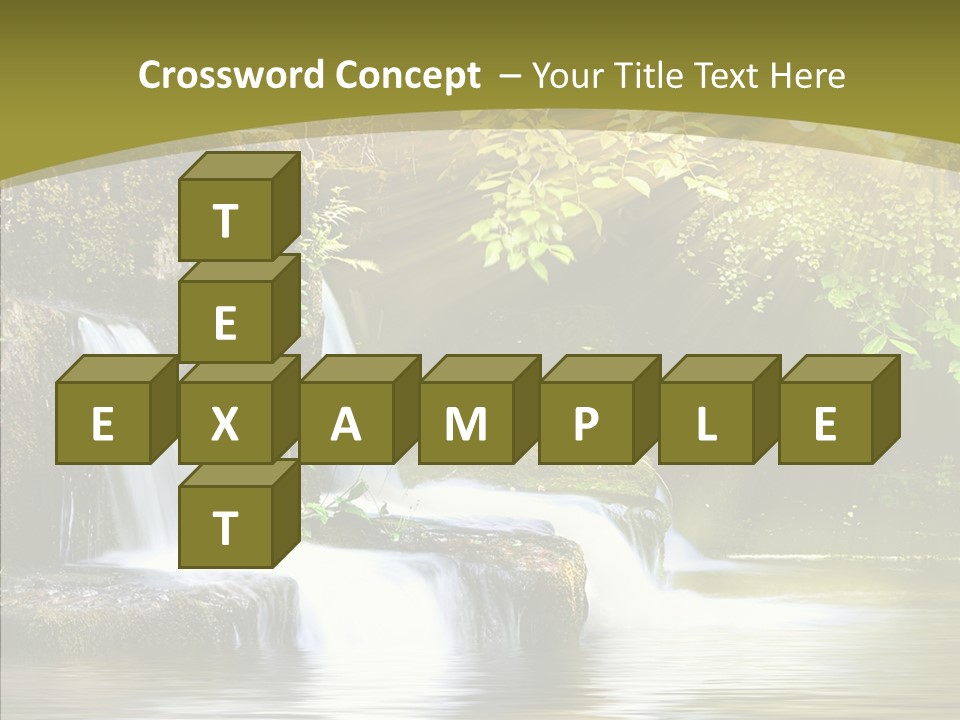 Drop Yellow Nature PowerPoint Template