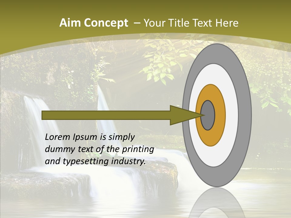 Drop Yellow Nature PowerPoint Template