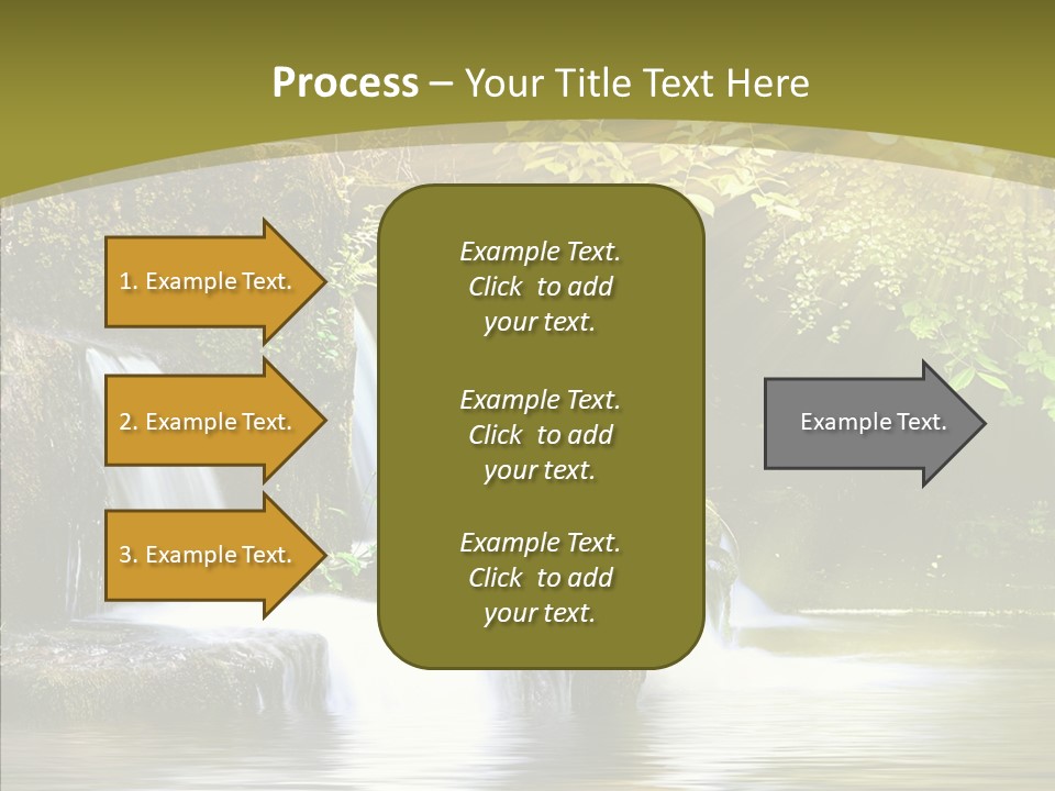 Drop Yellow Nature PowerPoint Template