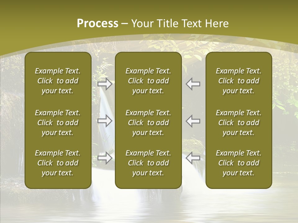 Drop Yellow Nature PowerPoint Template