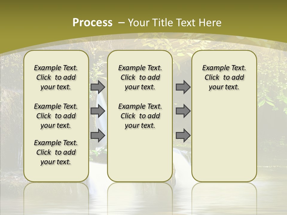 Drop Yellow Nature PowerPoint Template