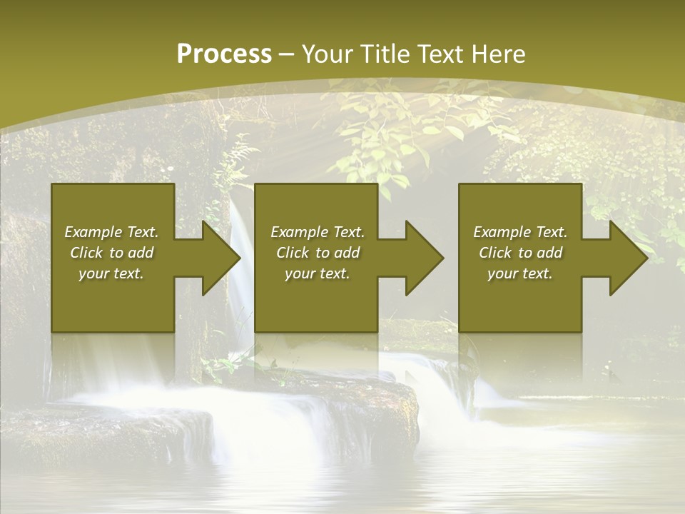 Drop Yellow Nature PowerPoint Template