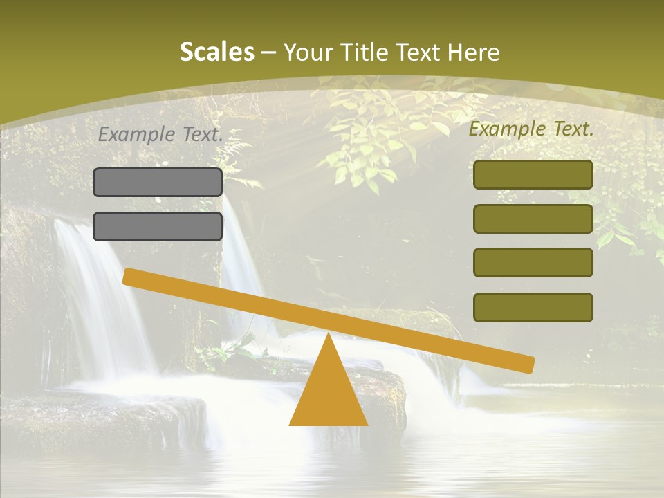 Drop Yellow Nature PowerPoint Template