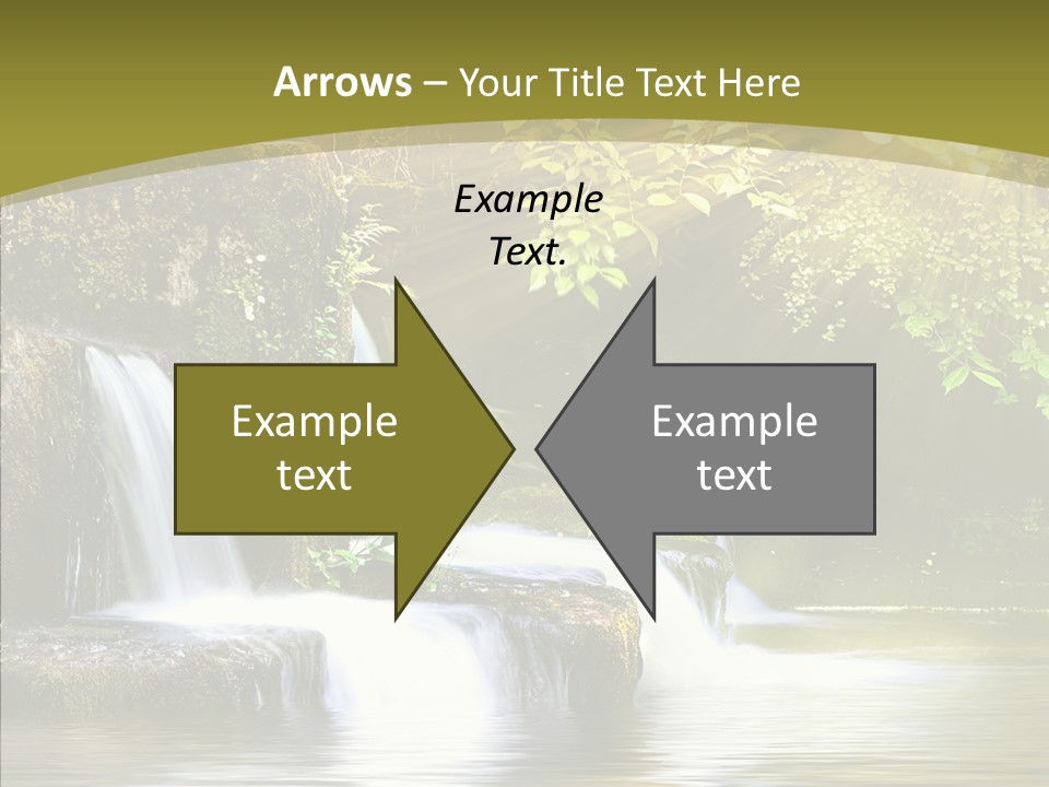 Drop Yellow Nature PowerPoint Template