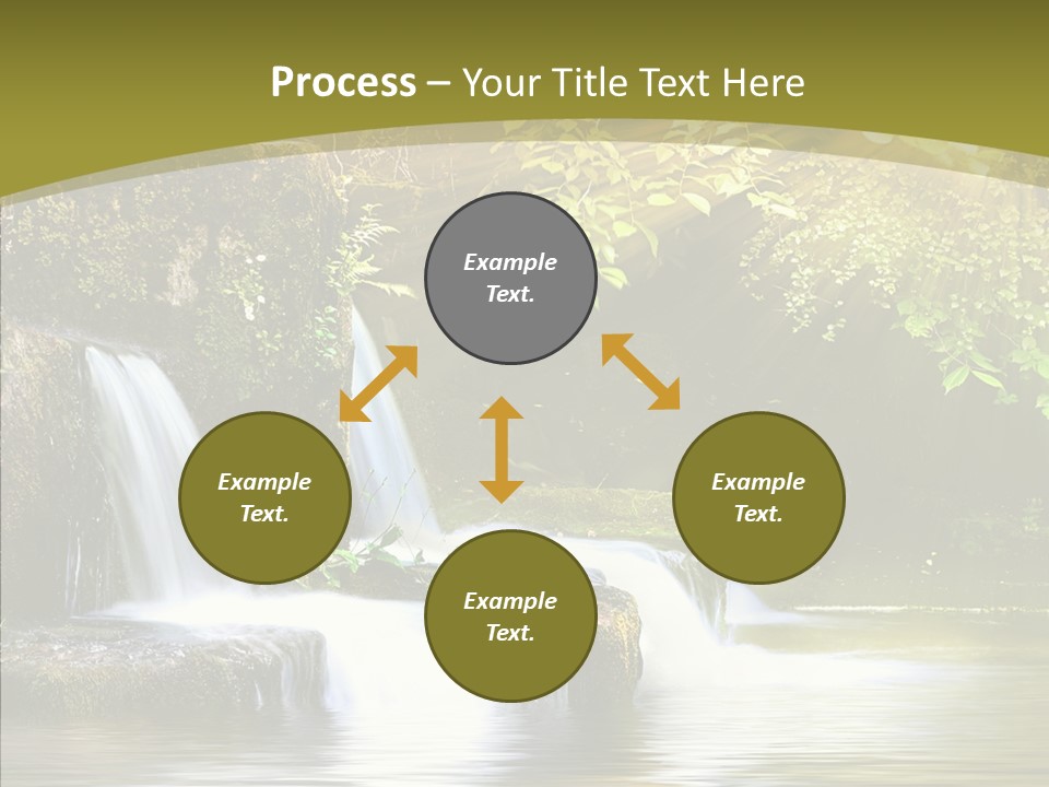 Drop Yellow Nature PowerPoint Template