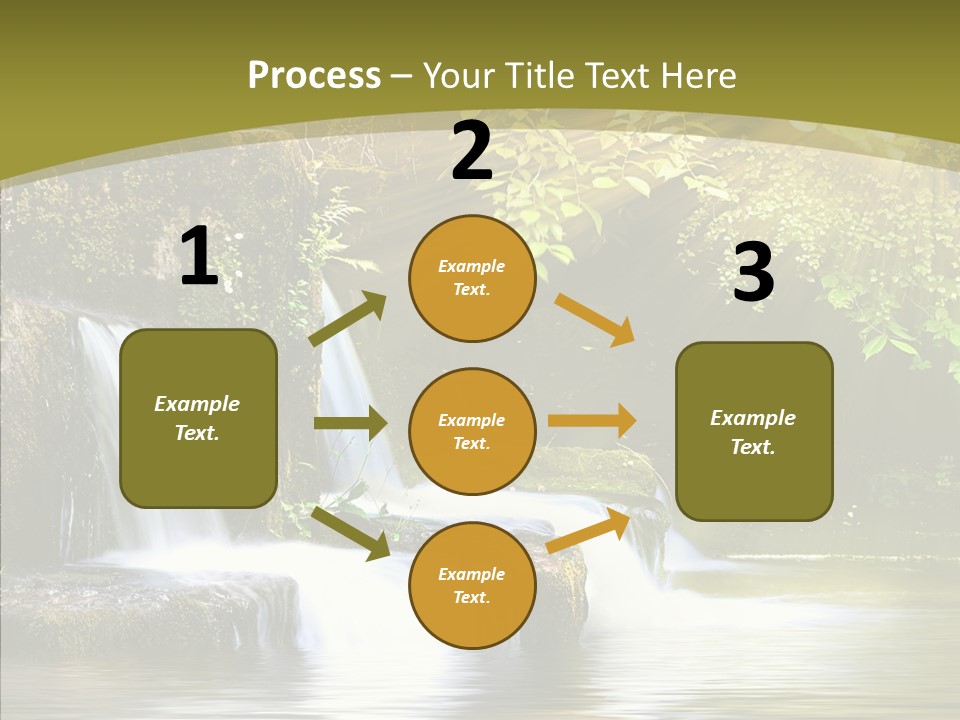 Drop Yellow Nature PowerPoint Template