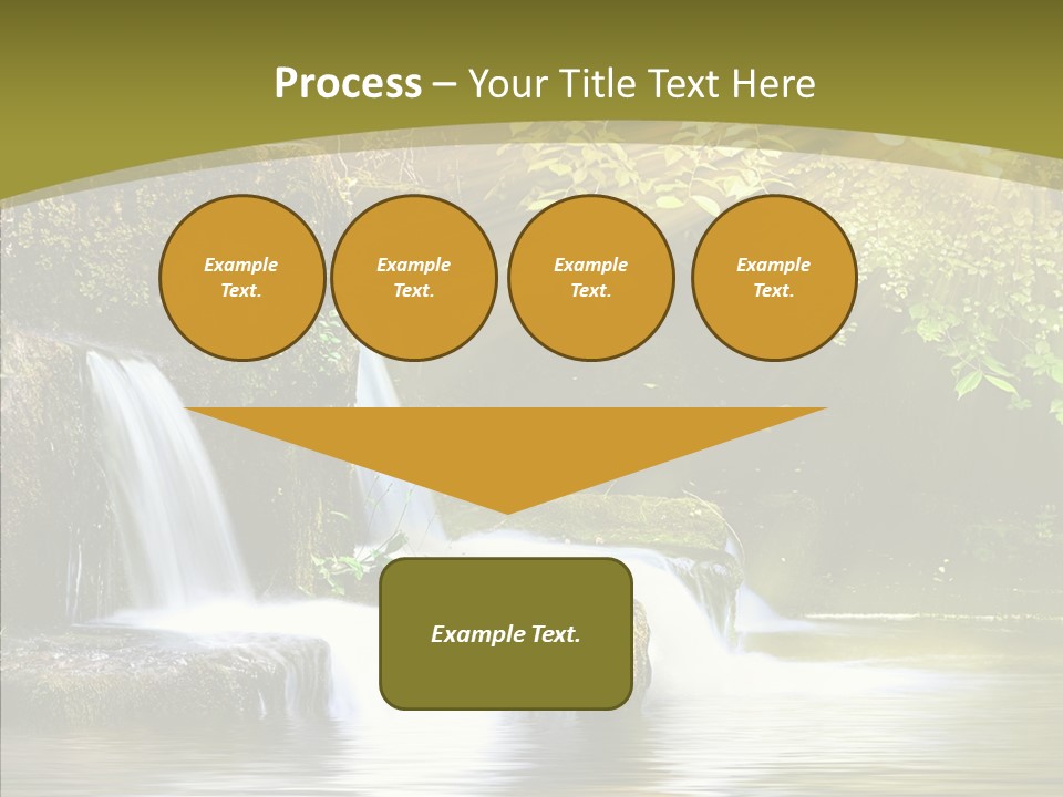 Drop Yellow Nature PowerPoint Template
