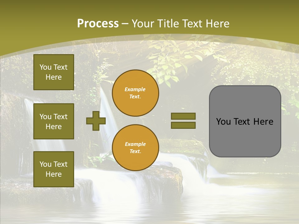 Drop Yellow Nature PowerPoint Template