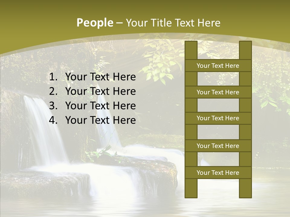 Drop Yellow Nature PowerPoint Template