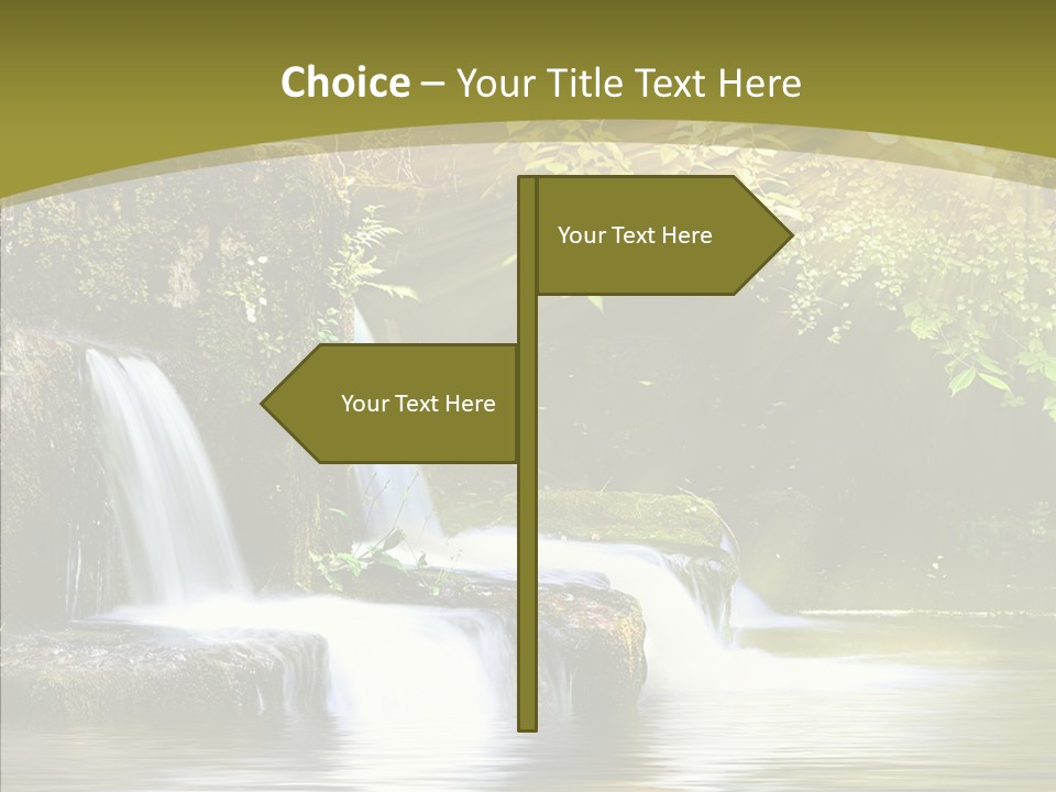 Drop Yellow Nature PowerPoint Template