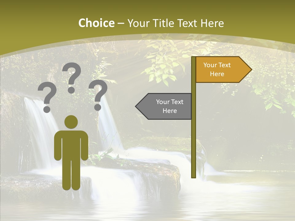 Drop Yellow Nature PowerPoint Template