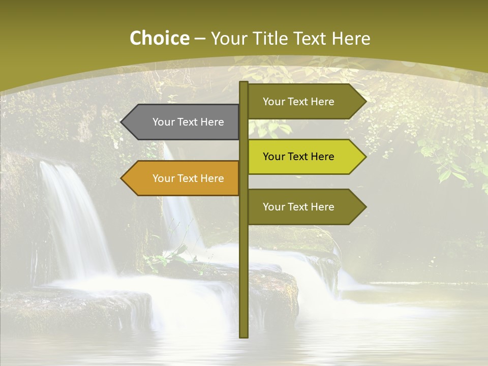 Drop Yellow Nature PowerPoint Template