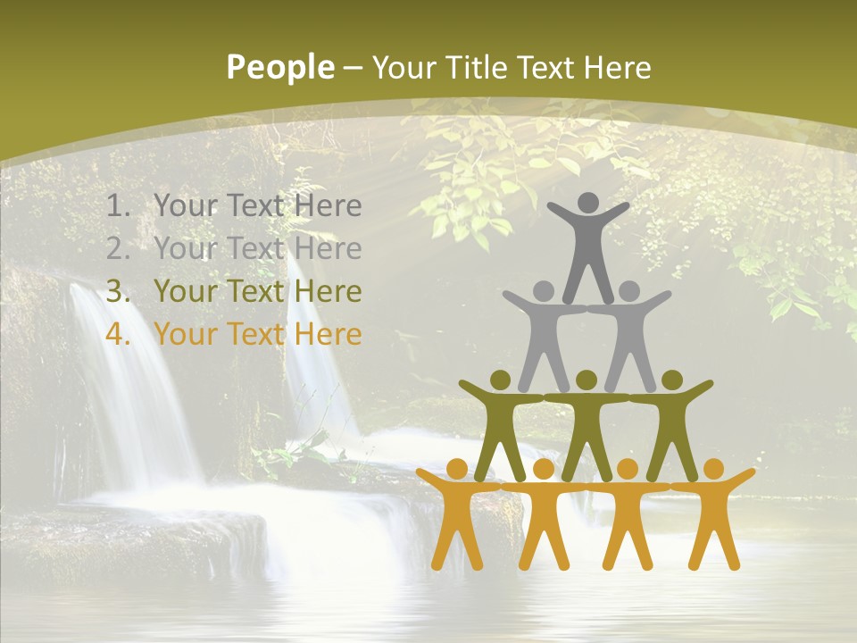 Drop Yellow Nature PowerPoint Template