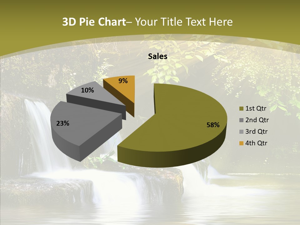 Drop Yellow Nature PowerPoint Template