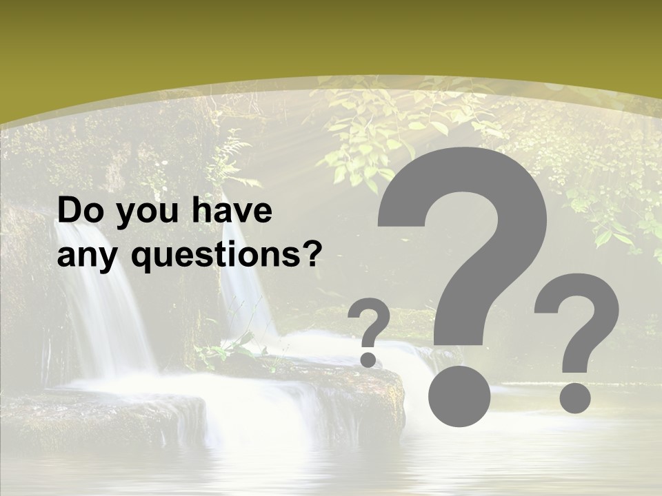 Drop Yellow Nature PowerPoint Template