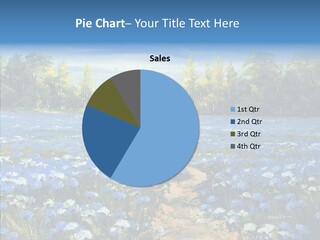 Birches Road Bush PowerPoint Template