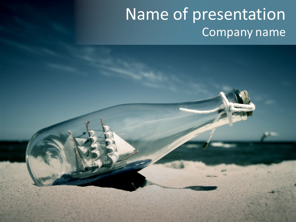 Sand Summertime Background PowerPoint Template