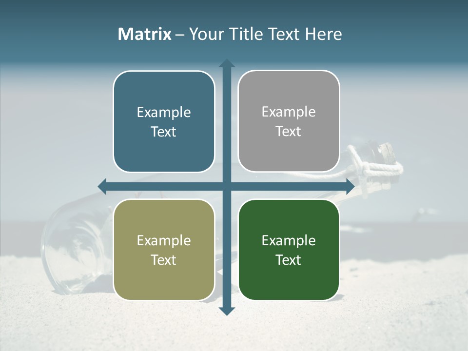 Sand Summertime Background PowerPoint Template