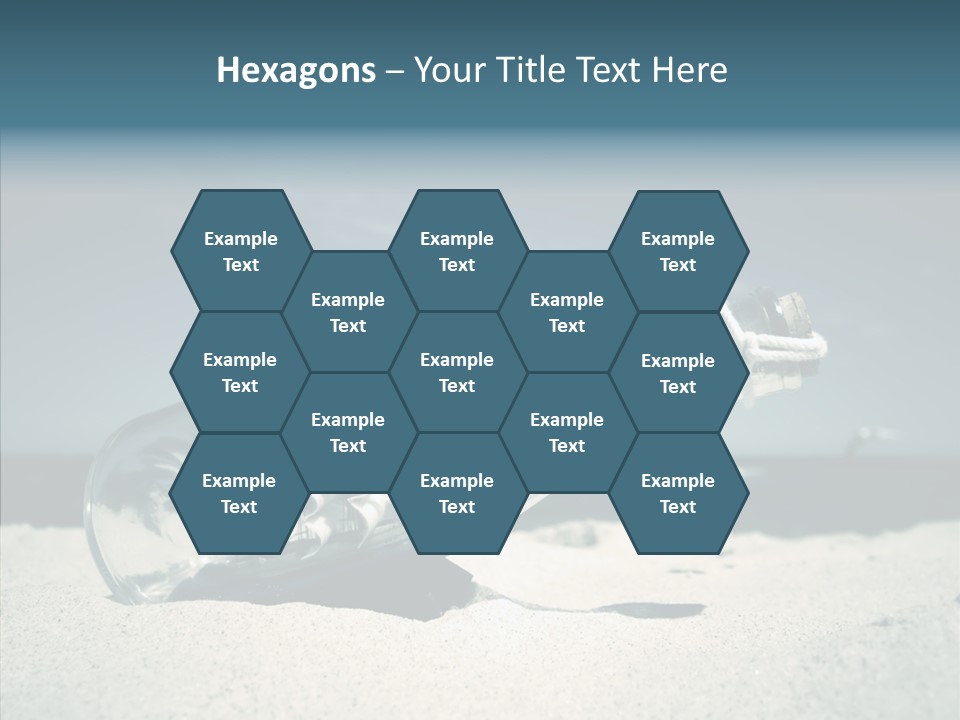 Sand Summertime Background PowerPoint Template