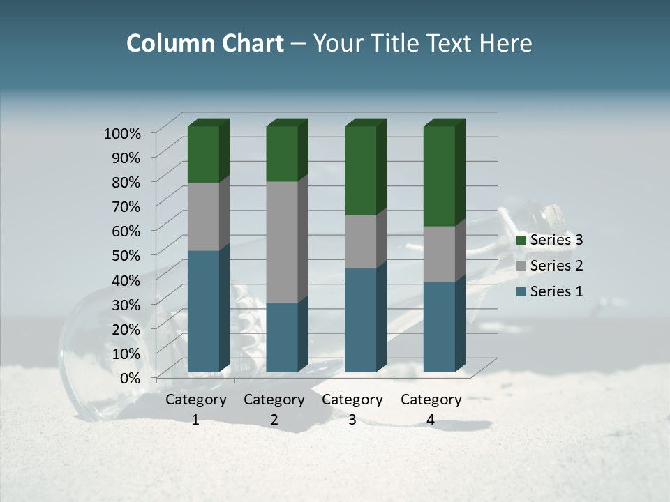 Sand Summertime Background PowerPoint Template