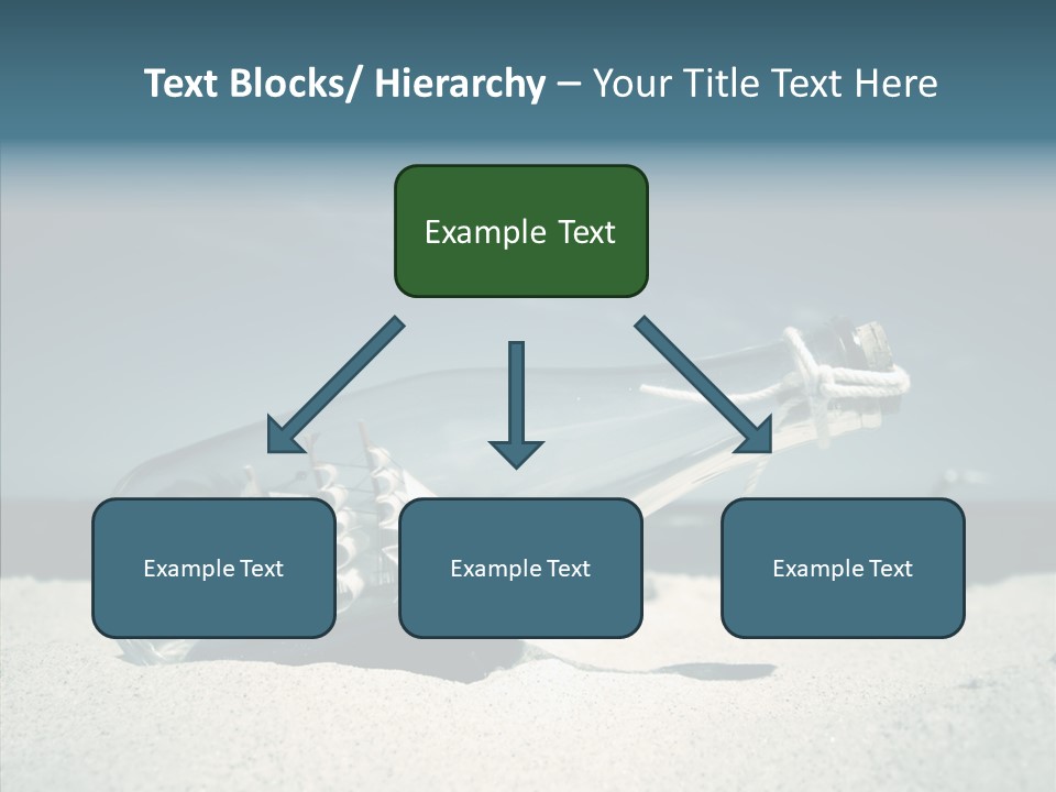 Sand Summertime Background PowerPoint Template
