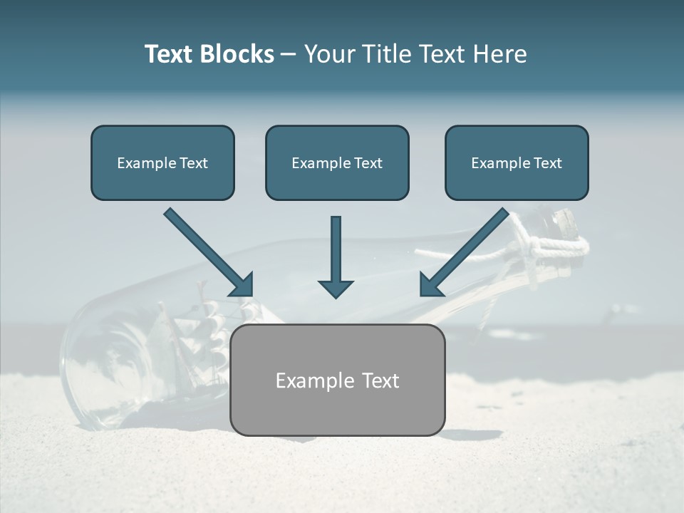 Sand Summertime Background PowerPoint Template