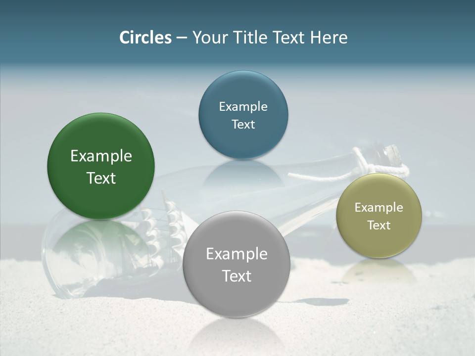 Sand Summertime Background PowerPoint Template