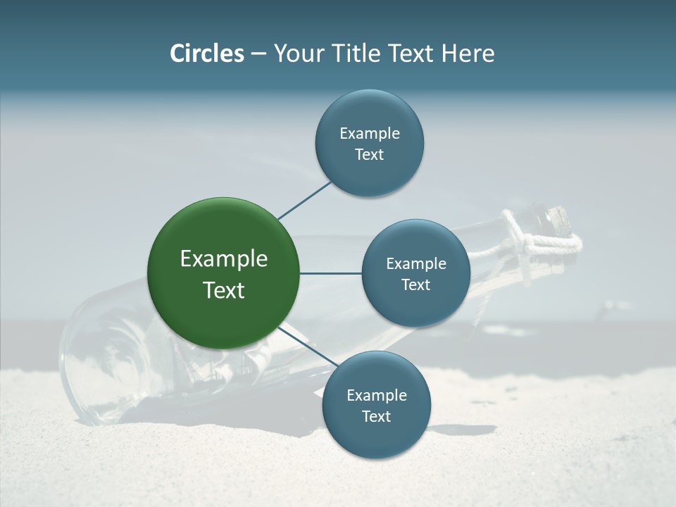 Sand Summertime Background PowerPoint Template