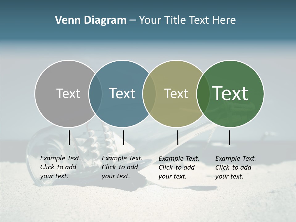 Sand Summertime Background PowerPoint Template