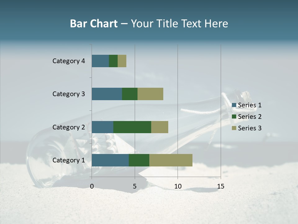 Sand Summertime Background PowerPoint Template