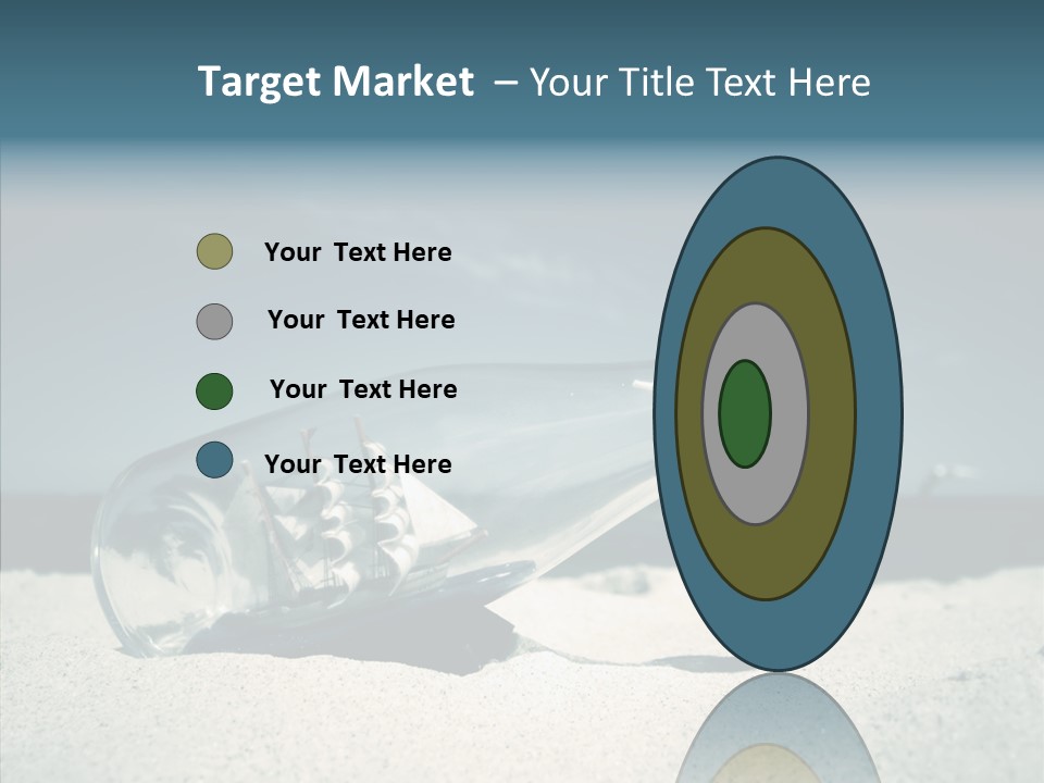 Sand Summertime Background PowerPoint Template