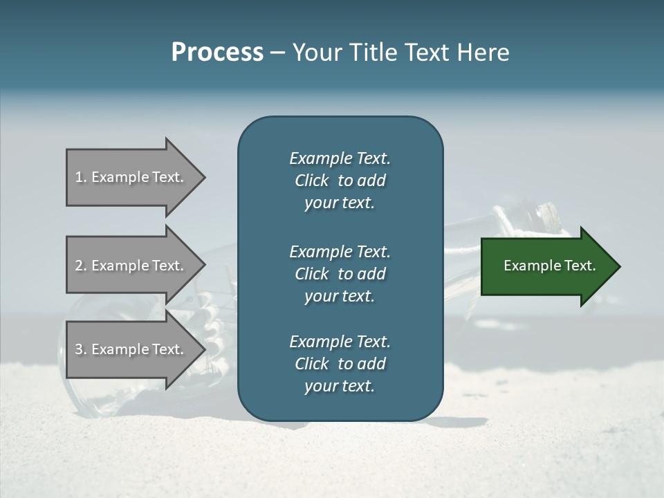 Sand Summertime Background PowerPoint Template