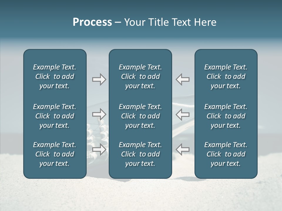 Sand Summertime Background PowerPoint Template
