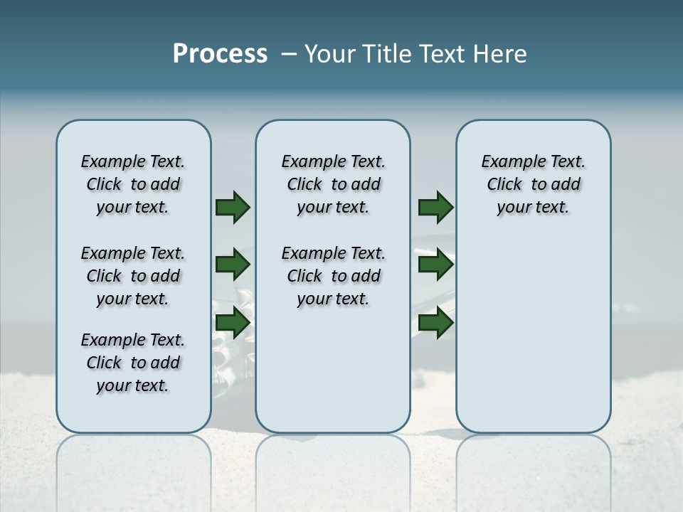 Sand Summertime Background PowerPoint Template