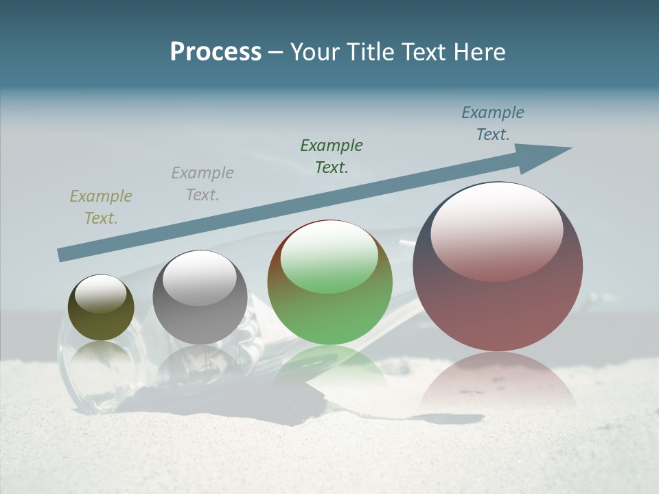 Sand Summertime Background PowerPoint Template