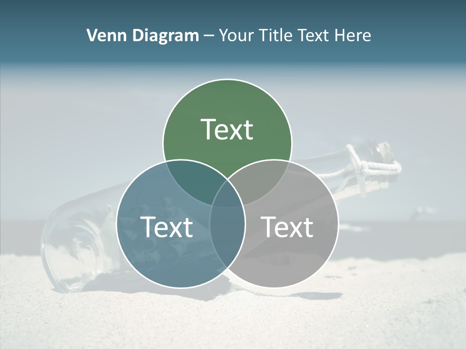 Sand Summertime Background PowerPoint Template