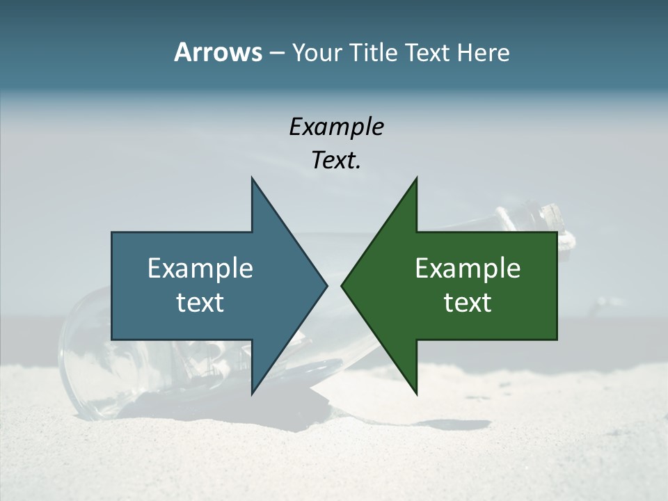 Sand Summertime Background PowerPoint Template