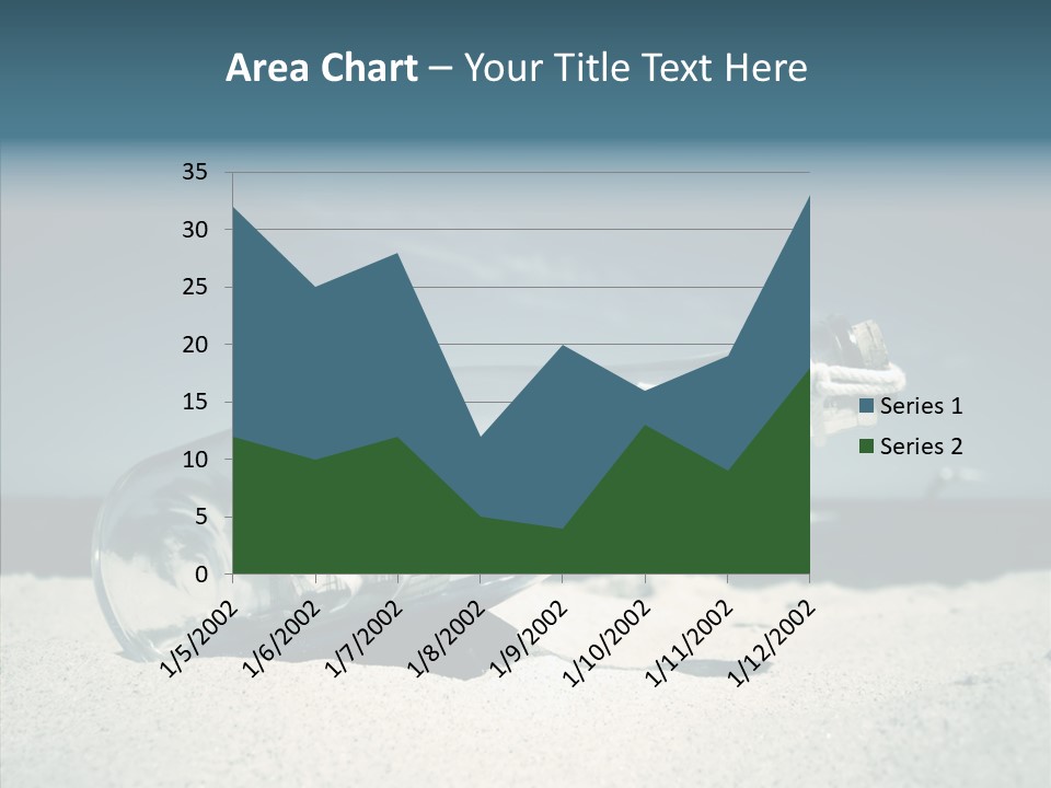 Sand Summertime Background PowerPoint Template