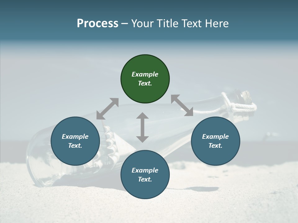 Sand Summertime Background PowerPoint Template