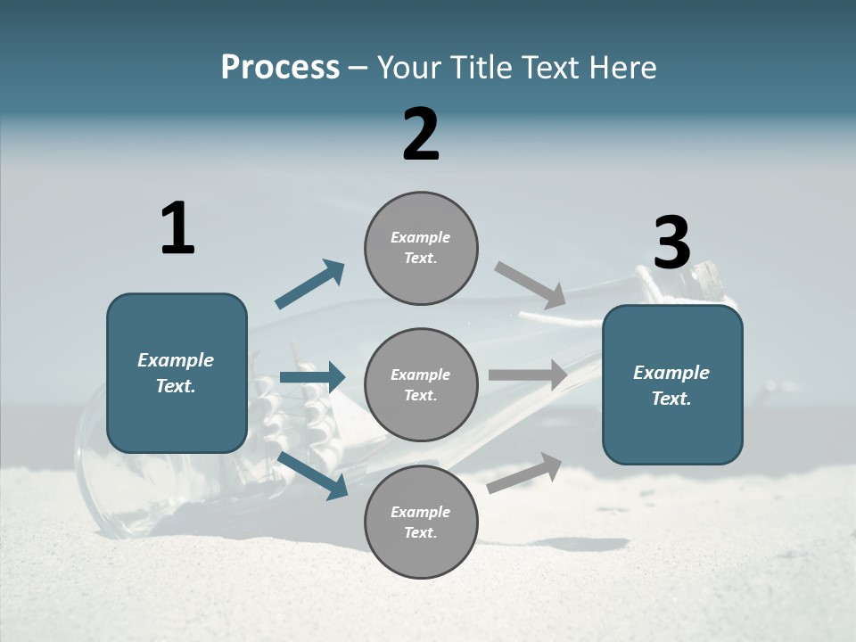 Sand Summertime Background PowerPoint Template