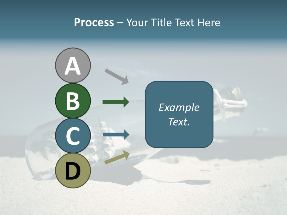 Sand Summertime Background PowerPoint Template