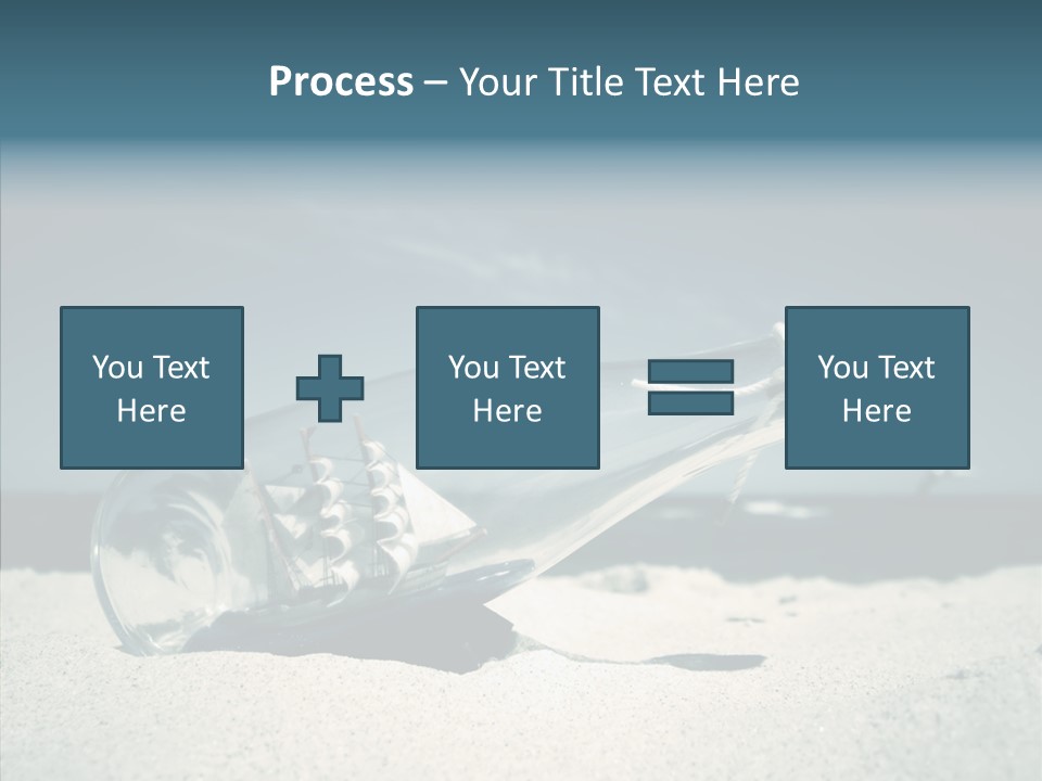 Sand Summertime Background PowerPoint Template